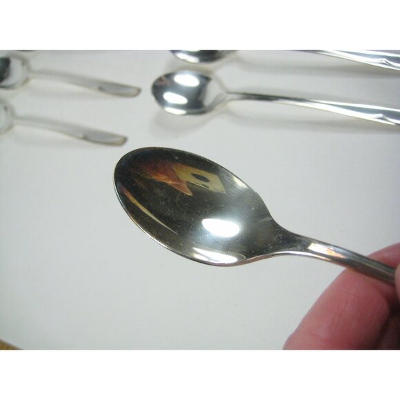 Concept Pattern 1957 Set Of 12 Silver Plate Iced Tea Spoons Vintage Flatware - Picture 4 of 8